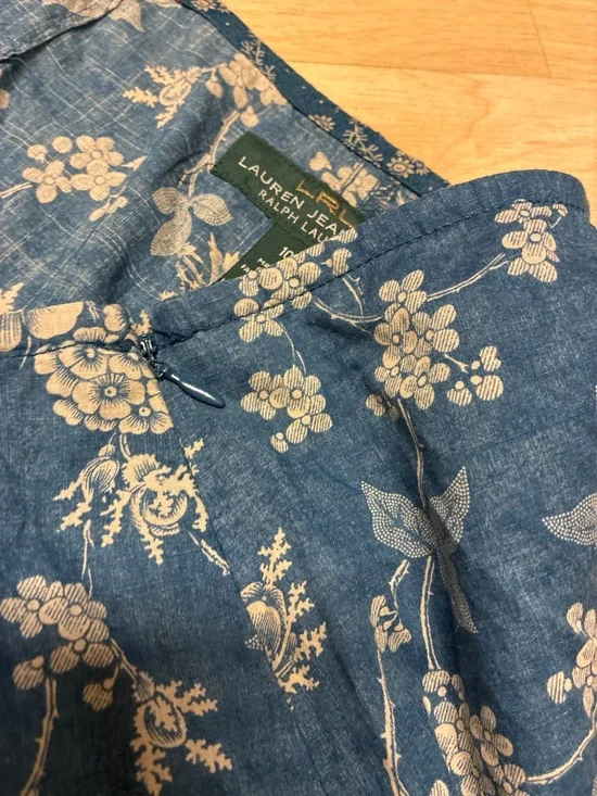 Lauren Ralph Lauren Floral Ruffled Skirt - Picture 3 of 6